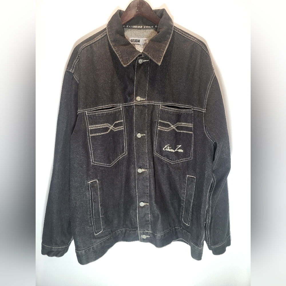 ❌️SOLD❌️ 👕🌶 Vintage Y2K Extreme Zone Denim Jacket